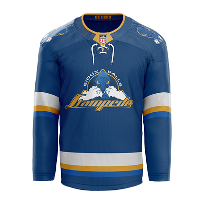 SF Stampede Navy Authentic Game Jersey
