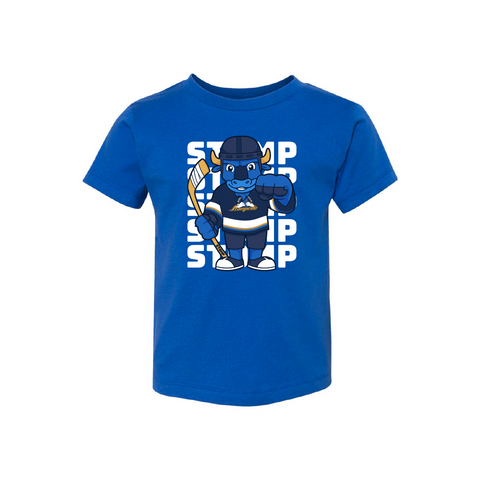 Toddler Stomp! Mascot Royal Shirt
