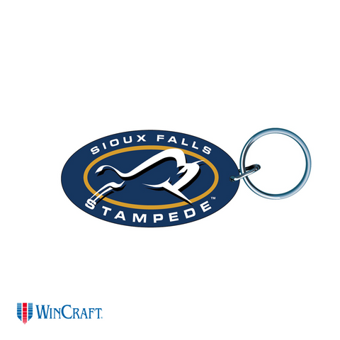 SF Stampede Oval Acrylic Key Ring